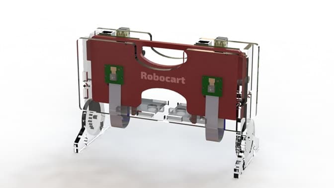 The Raspberry Pi cameras were protected by a clear acrylic mount.